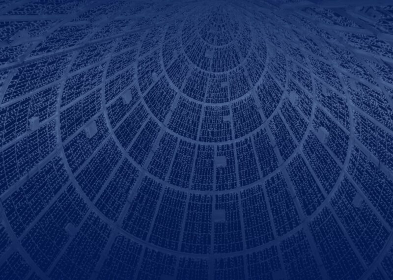 Abstract illustration of a centralised network, representing Bulgaria's new electronic register for personal insolvency proceedings
